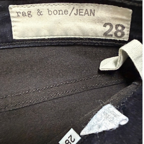 rag & bone Dark Blue Flare Jeans - Picture 3 of 15